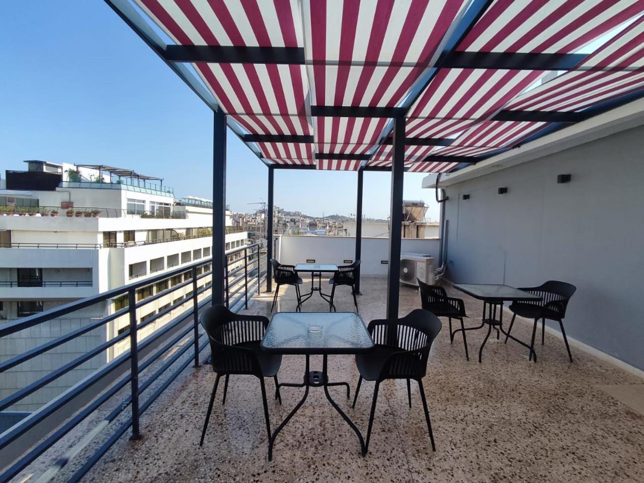 Voda Luxury Residence #201 - Acropolis View Rooftop Athén Kültér fotó